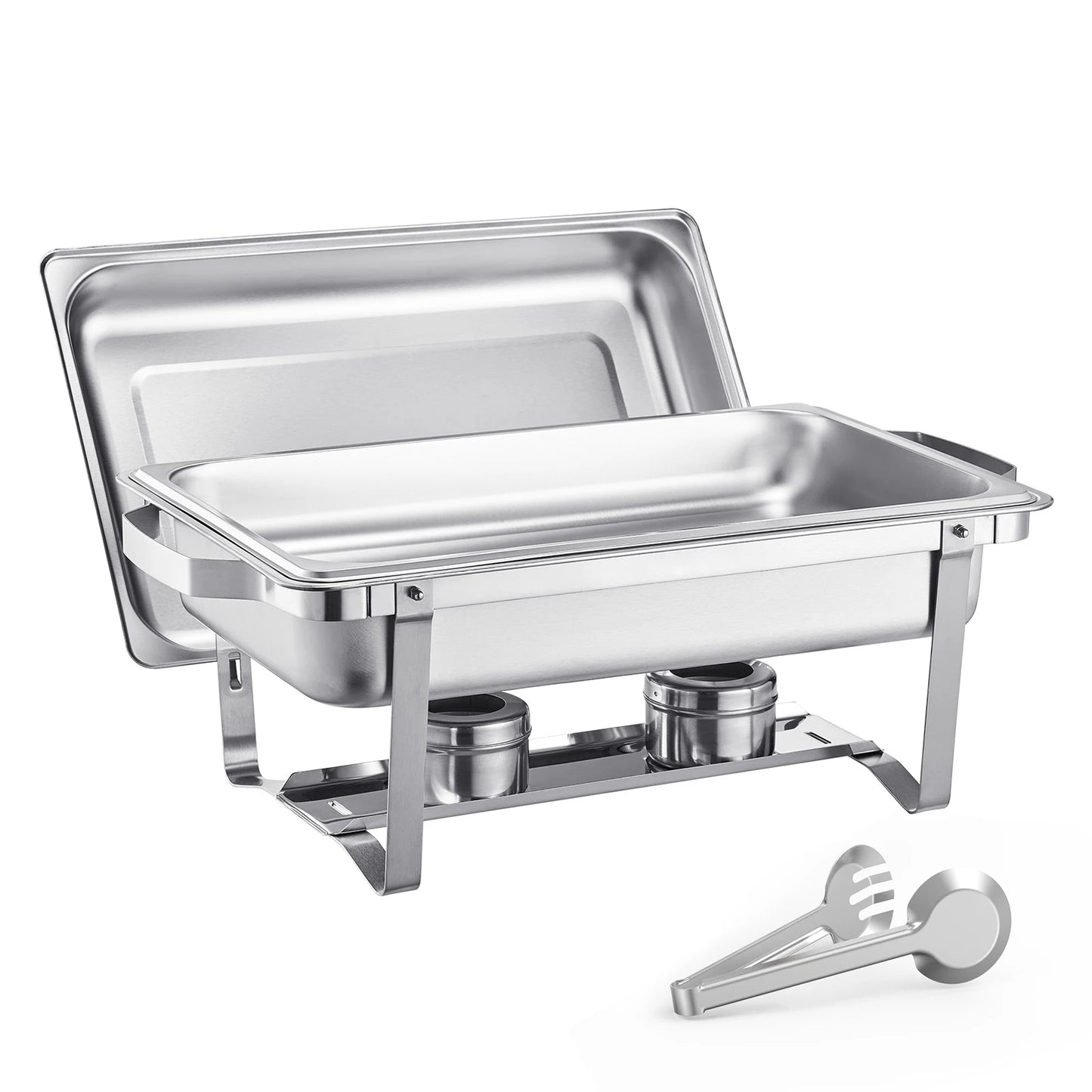 SucceBuy Chafing Dish Buffet Set Stainless Steel Chafer and Pans