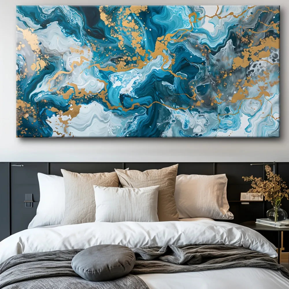 Hign Concerned Canvas Print Abstract Wall Art Living Room