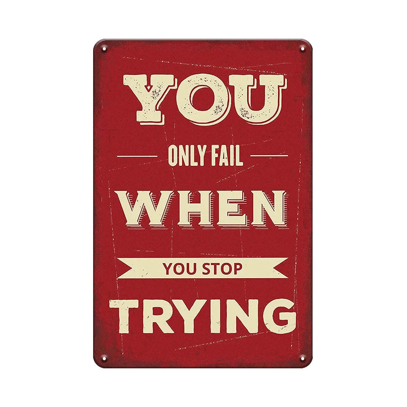 High Concerned Chemical Funny Quotes Metal Tin Signs Set