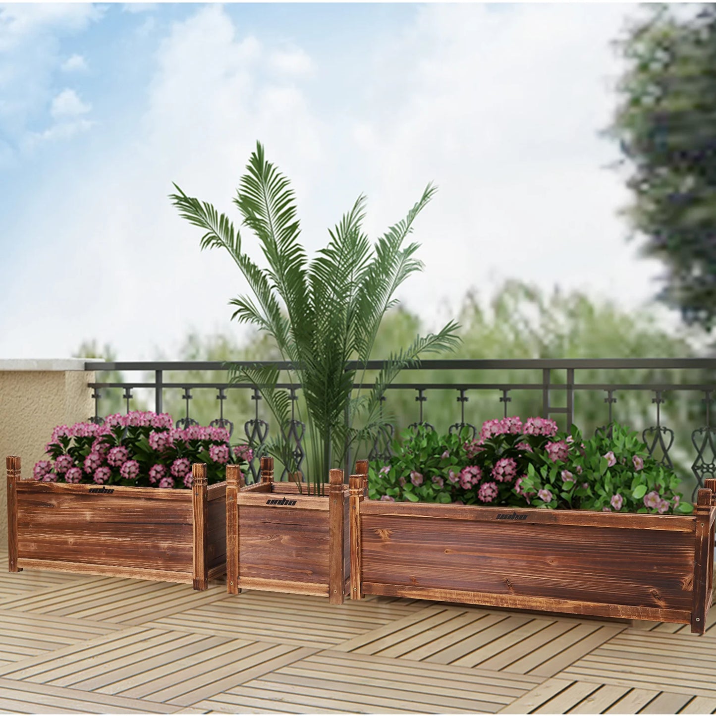 Finishing Raised Garden Bed Window Planter Wood Box