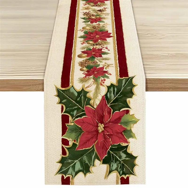 Craft Of Weaving Tatting Christmas Table Runner For Hotel