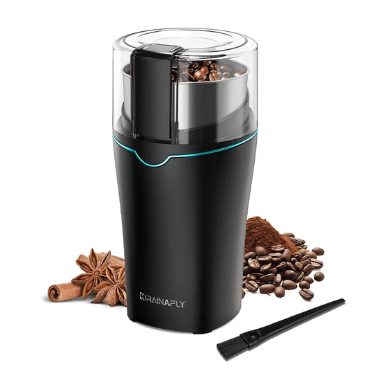 KIRAINAFLY 300W Professional Coffee Grinder With Removable Cup