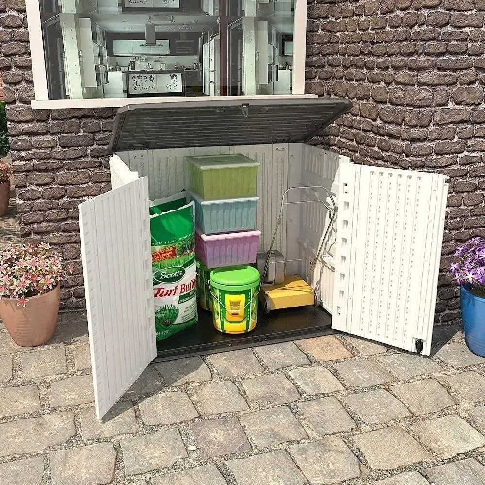 XMSJ Outdoor Storage Shed Waterproof For Garden And Backyard