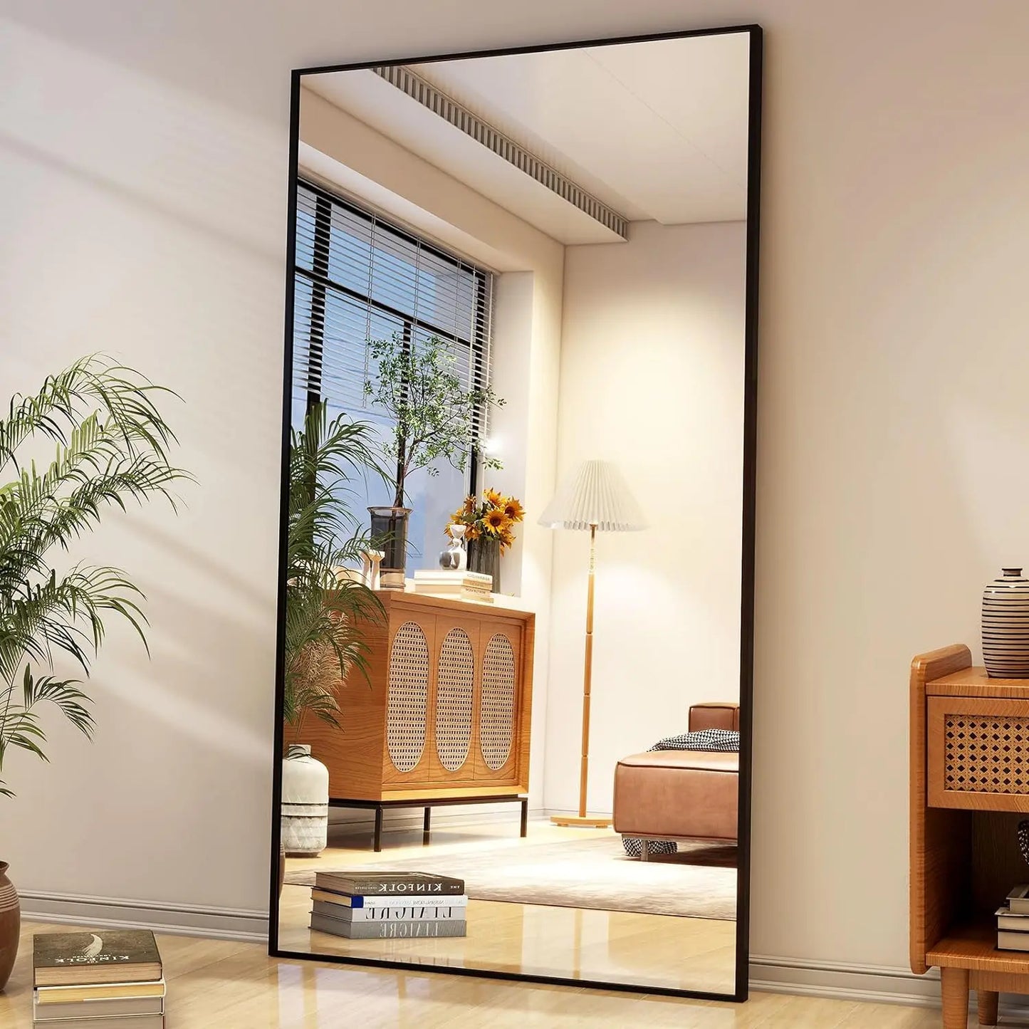 Easly Full Length Floor Mirror With Stand Minimalist Modern Design