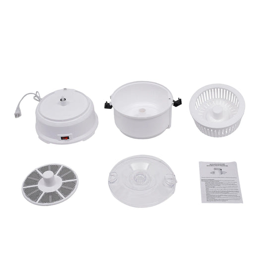 Cable 85W Electric Potato Peeler One Button Auto Spinner