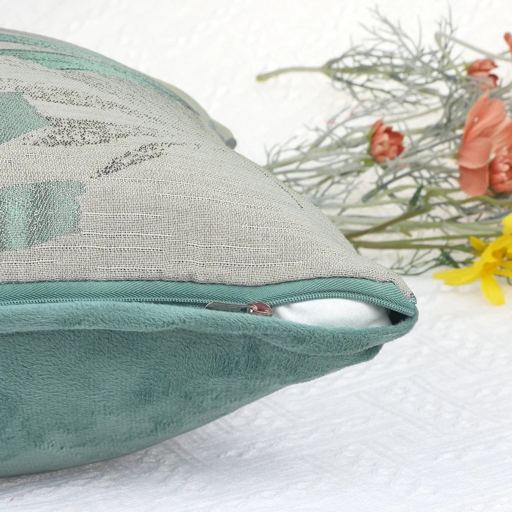 DUTRIEUX Leaf Print Throw Pillow Covers Decorative Cushions