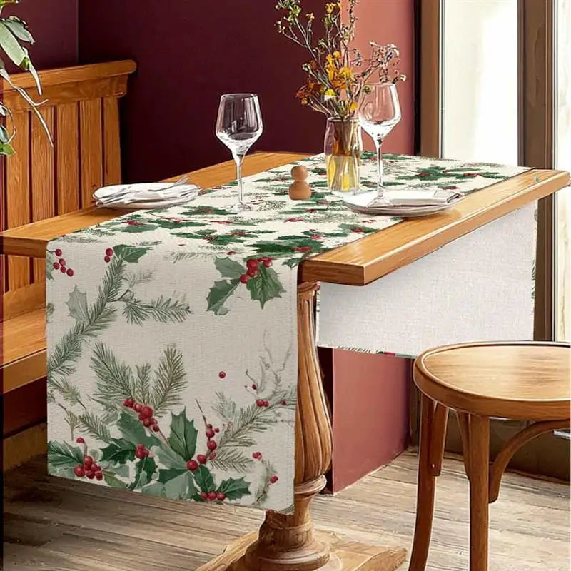 Craft Of Weaving Tatting Christmas Table Runner For Hotel