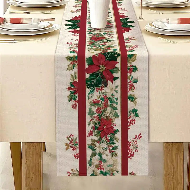 Craft Of Weaving Tatting Christmas Table Runner For Hotel