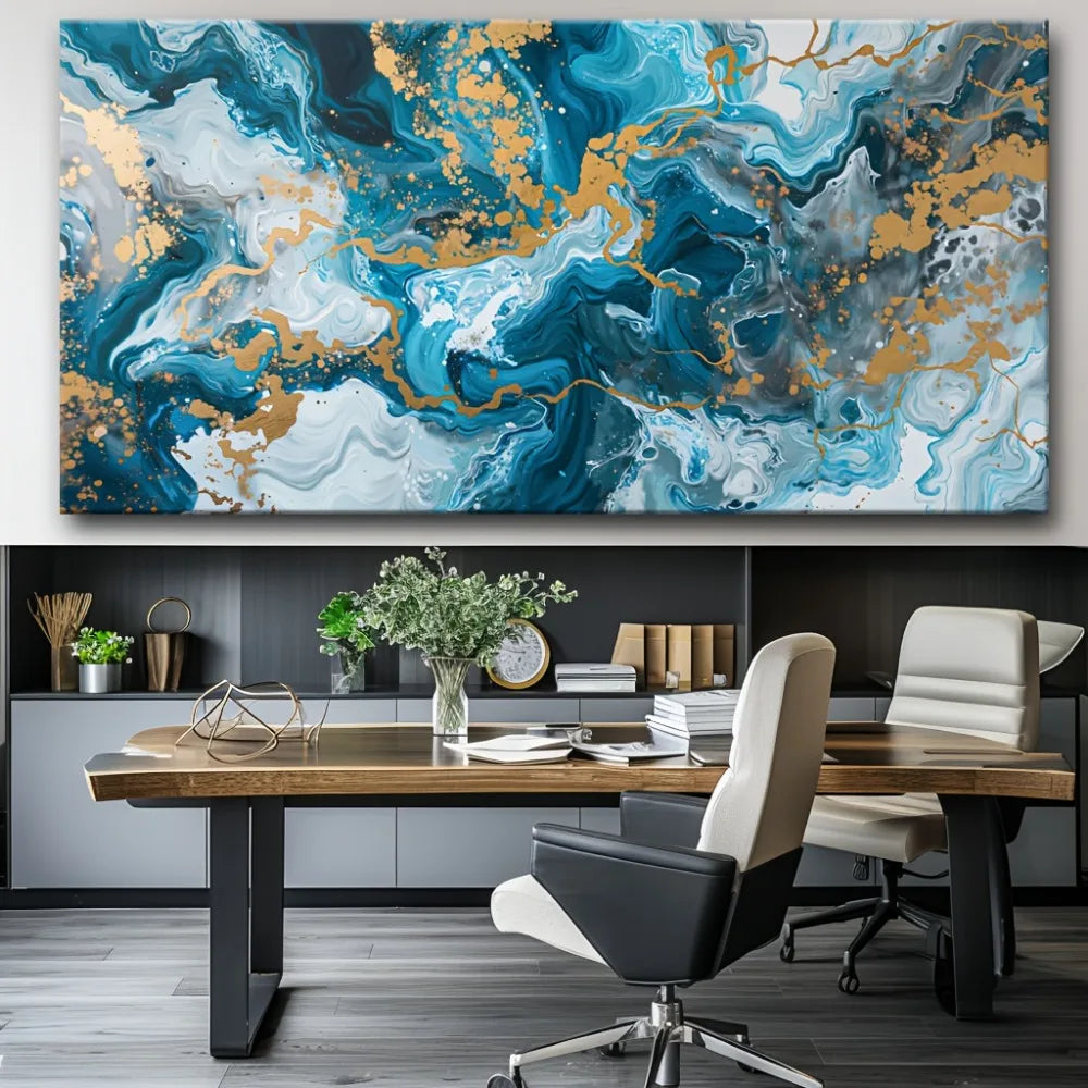 Hign Concerned Canvas Print Abstract Wall Art Living Room