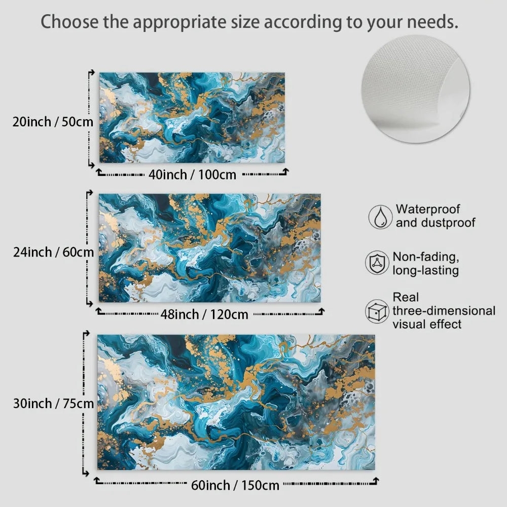 Hign Concerned Canvas Print Abstract Wall Art Living Room