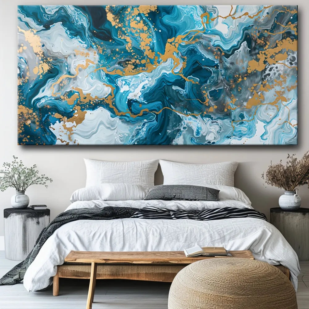 Hign Concerned Canvas Print Abstract Wall Art Living Room