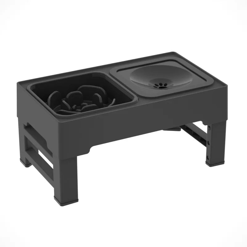 Twister CK Elevated Dog Food Slow Feeder Anti Slip Stand