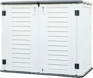 XMSJ Outdoor Storage Shed Waterproof For Garden And Backyard