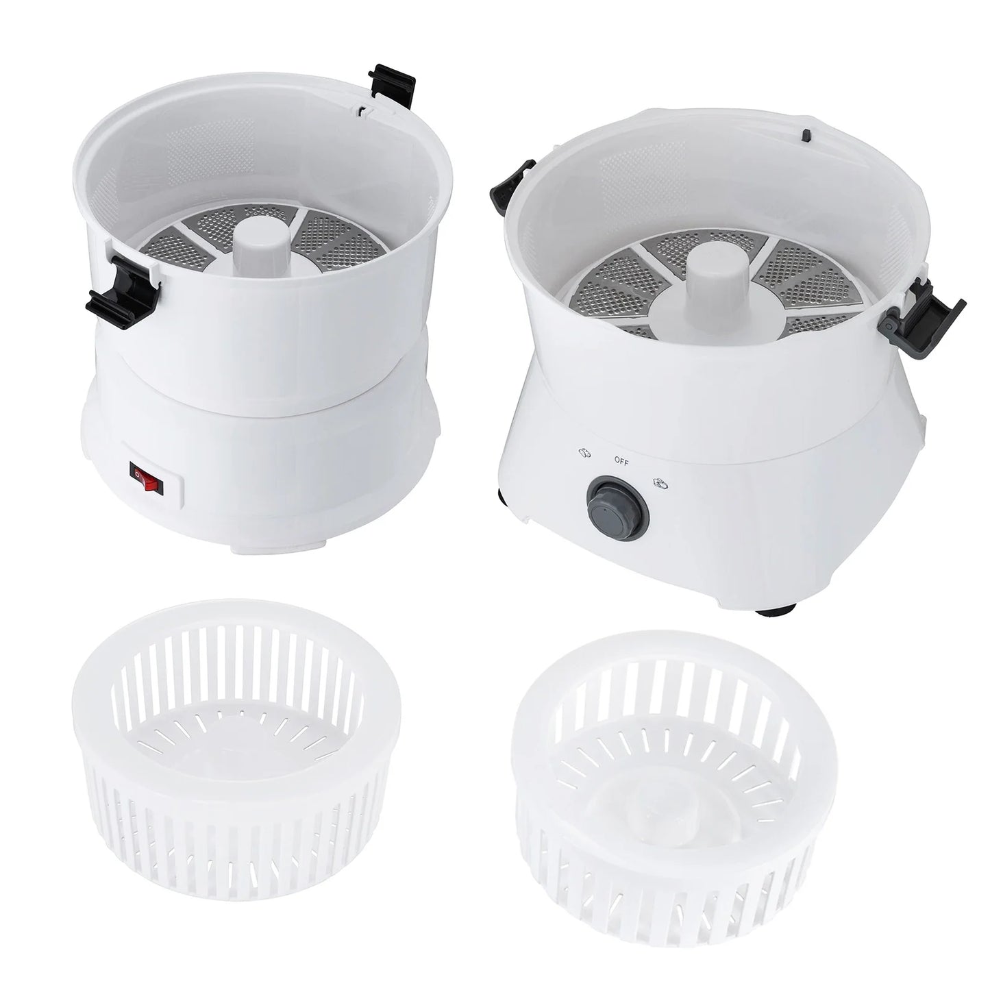 Cable 85W Electric Potato Peeler One Button Auto Spinner