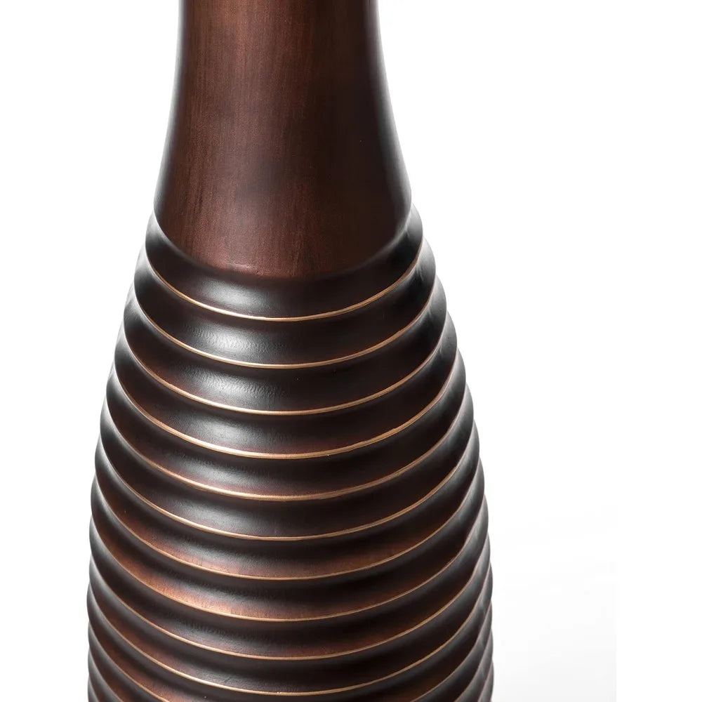 Trumpet Floor Vase Resin Modern Home Decor Accent Elegance