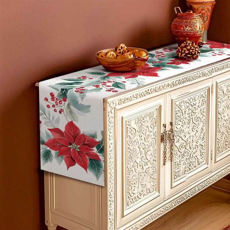 Craft Of Weaving Tatting Christmas Table Runner For Hotel