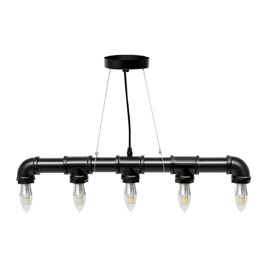 Bymaocar Rustic Industrial Tube Chandeliers Steampunk