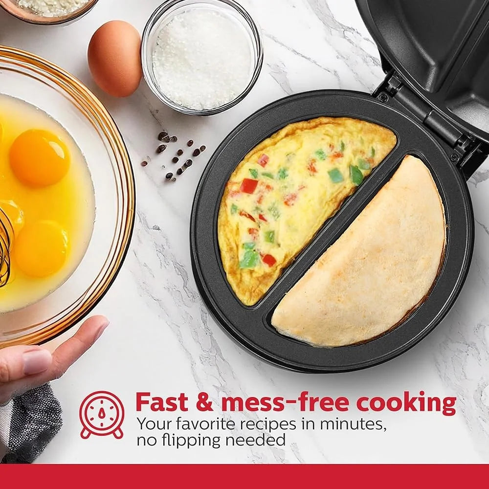 XMSJ Stainless Steel Nonstick Omelet Maker For Two Omelets
