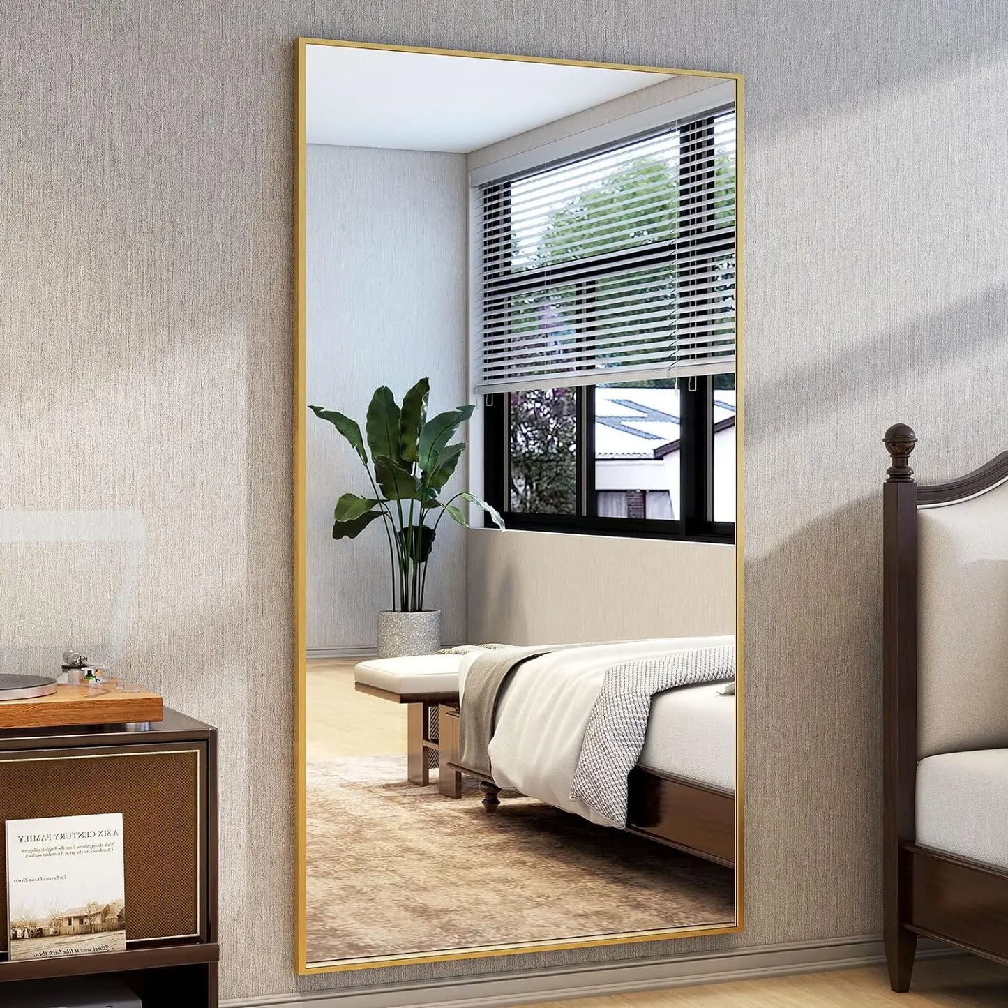 Easly Full Length Floor Mirror With Stand Minimalist Modern Design