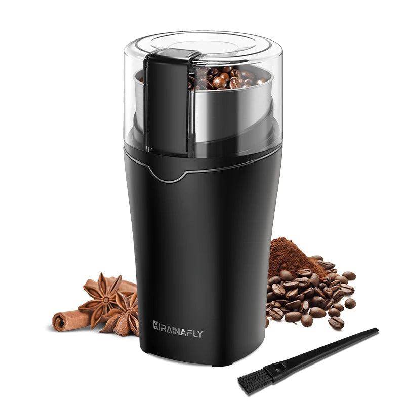 KIRAINAFLY 300W Professional Coffee Grinder With Removable Cup