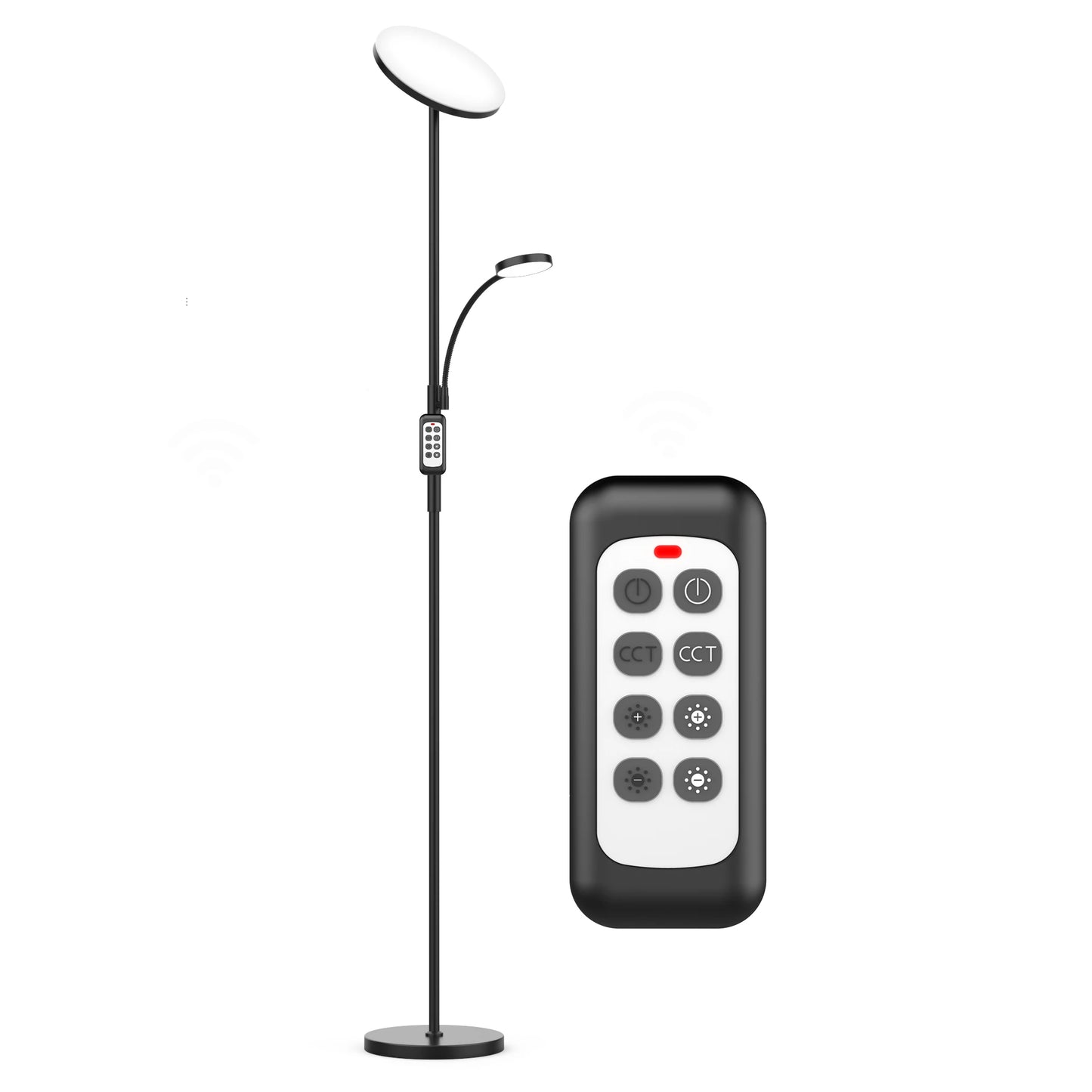 Hign-concerned LED Floor Lamp Dimmable With Remote Control