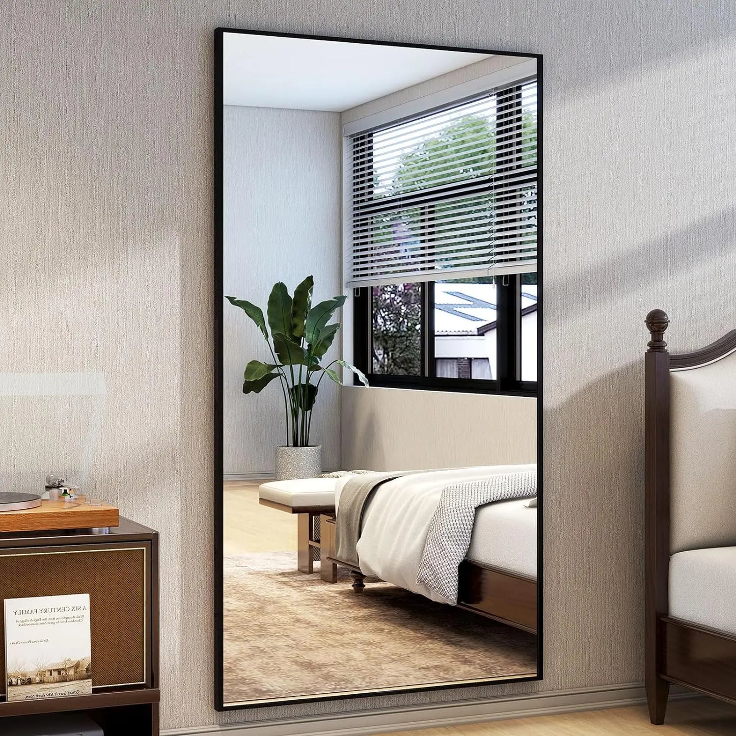 Easly Full Length Floor Mirror With Stand Minimalist Modern Design