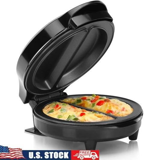 XMSJ Stainless Steel Nonstick Omelet Maker For Two Omelets