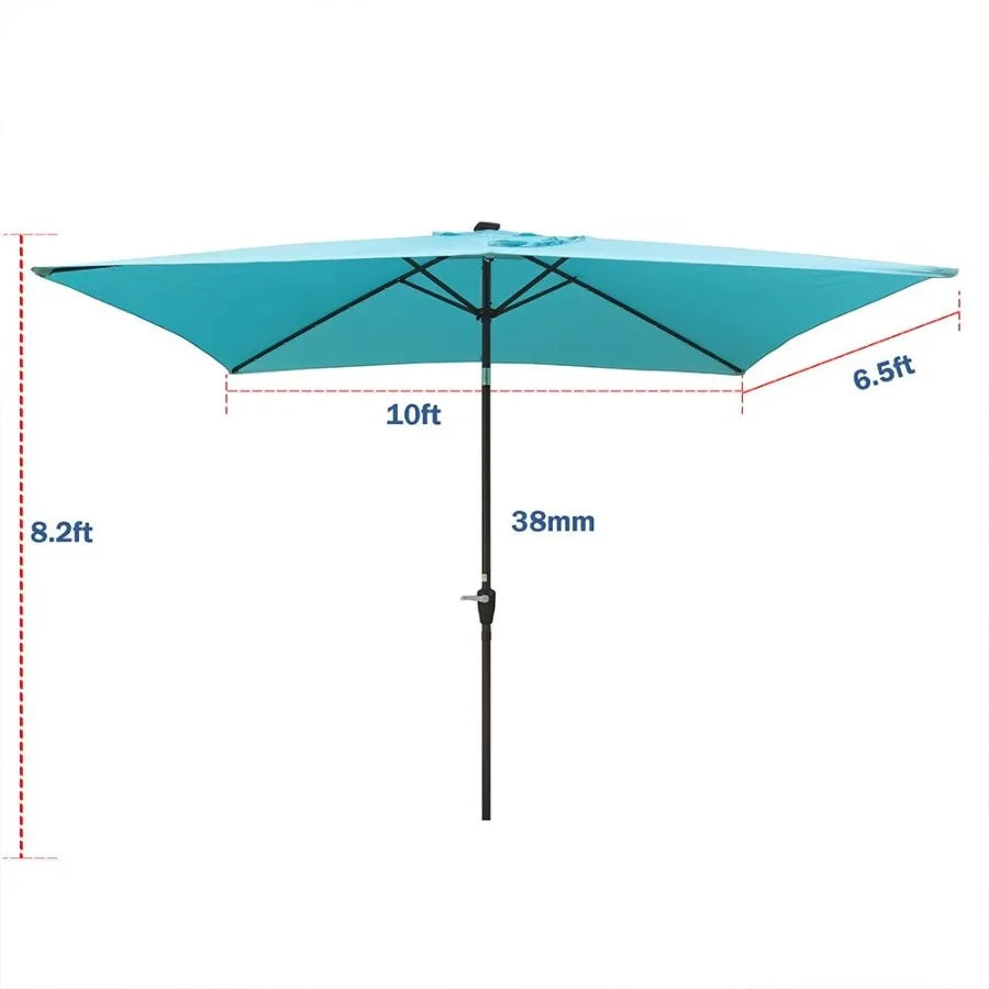 Hign-Concerned Patio Solar LED Market Umbrella Lighting